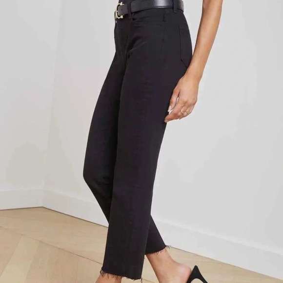 NWT- L'AGENCE Sada black Jeans Size 32 - Picture 2 of 6